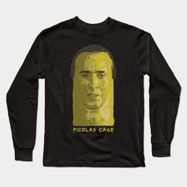 Picolas Cage Long Sleeve T-Shirt by Trendsdk
